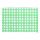 Groene gingham kussensloop (Voorkant)