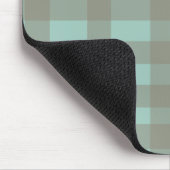 Groene Gingham Muismat (Hoek)