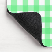 Groene gingham muismat (Hoek)