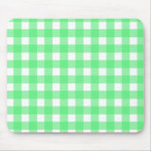 Groene gingham muismat (Voorkant)