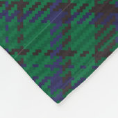 Groene Gingham Plaid Patroon Custom Photo Boy Fleece Deken (Hoek)