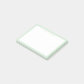 Groene Gingham Plaid Post-it® Notes (Schuin)