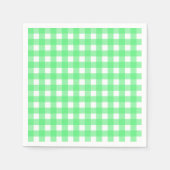 Groene gingham servet (Voorkant)