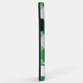 Groene Gingham Simple Name Minimalistics Case-Mate iPhone Case (Achterkant/rechts)