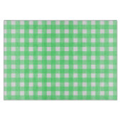 Groene gingham snijplank (Voorkant)