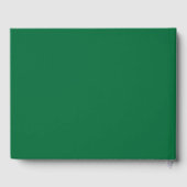 Groene Gingham Strik Diploamafeest Gastenboek (Achterkant)