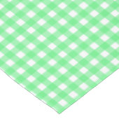 Groene gingham tafelkleed (Gekanteld)