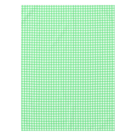 Groene gingham tafelkleed (Voorkant)