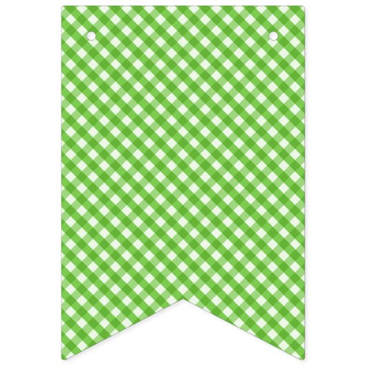 Groene Gingham Vlaggetjes (Eerste vlag)