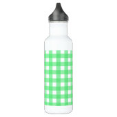 Groene gingham waterfles  (Links)