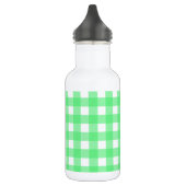 Groene gingham waterfles  (Links)
