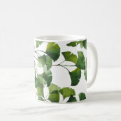 Groene Ginkgo Biloba - Koffiemok (Voorkant rechts)