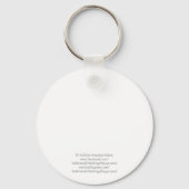 Groene Ginkgo Biloba - Sleutelhanger (Achterkant)