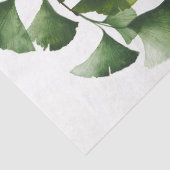 Groene Ginkgo Biloba -  Tissuepapier (Detail)