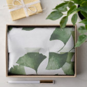 Groene Ginkgo Biloba -  Tissuepapier (Geschenk)