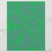 Groene Ginseng Man Bulk Scrapbook Papier Pagina's Flyer (Achterkant)