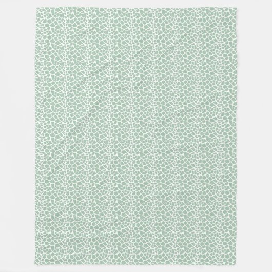 Groene Giraffe afdrukken Fleece Deken (Voorkant)