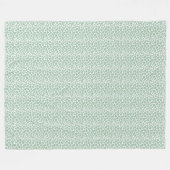 Groene Giraffe afdrukken Fleece Deken (Voorkant (Horizontaal))
