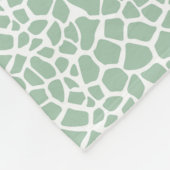 Groene Giraffe afdrukken Fleece Deken (Hoek)