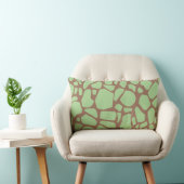 Groene Giraffe afdrukken Kussen (Stoel)