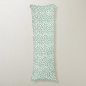 Groene Giraffe afdrukken Lichaamskussen (Voorkant Verticaal)