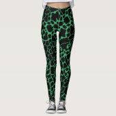 Groene Giraffe Leggings (Voorkant)