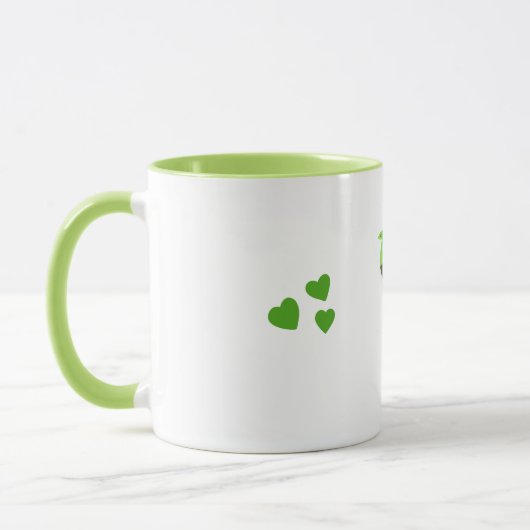 Groene giraffe mok (Links)
