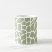 Groene Giraffe Print Koffiemok (Center)
