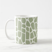 Groene Giraffe Print Koffiemok (Links)