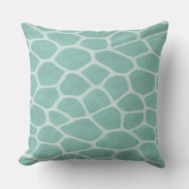 groene giraffe print kussensloop kussen