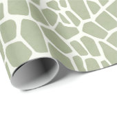 Groene Giraffe Print Verjaardag Cadeaupapier (Rol Hoek)
