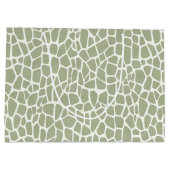 Groene Giraffe Print Verjaardag Groot Cadeauzakje (Achterkant)