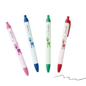 Groene giraffe zwarte inkt pen