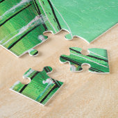 Groene gitaar 2 legpuzzel (Zijkant)