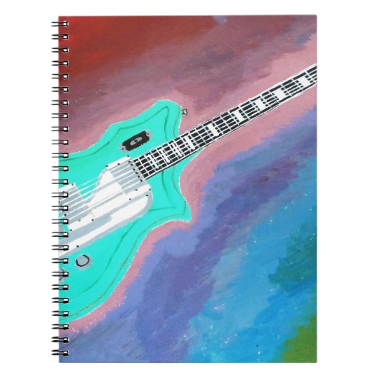 Groene Gitaar Notitieboek (Voorkant)