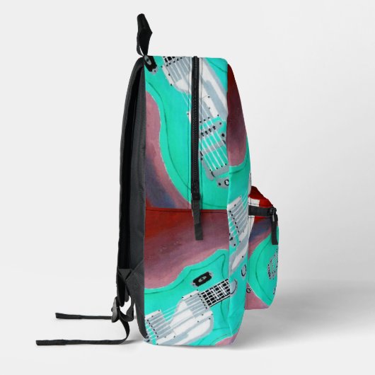 Groene Gitaar rugzak (Links)