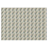 Groene Glam Chique Goud Wit Tropisch Bladeren Tafelkleed (Voorkant (Horizontaal))