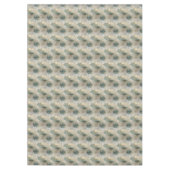 Groene Glam Chique Goud Wit Tropisch Bladeren Tafelkleed (Voorkant)