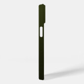 Groene Glans Elegante Calligrafie Script Naam Case-Mate iPhone Case (Achterkant / Rechts)