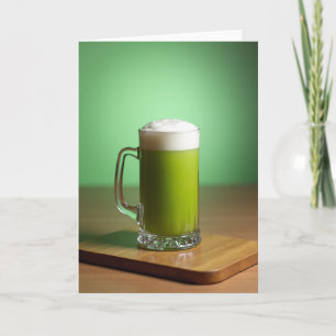 Groene Glas Mok Scene Kaart