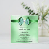 Groene glassegelegeringszeegruitjes kaart (Staand voorkant)