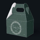 Groene glinsterende lichten Dank je wel Bedankdoosjes<br><div class="desc">Een kerstkrans van glinsterende lichten tegen een groene achtergrond. Het “Dank je wel” scriptlettertype is een afbeelding - dus het kan worden vergroot,  gedraaid en verplaatst. De rest van de tekst is volledig bewerkbaar. Andere kleuren,  verschillende maten/vormen van favorietendoos en coördinerende items zijn beschikbaar in mijn winkel.</div>