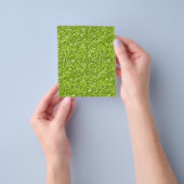 GROENE GLITTER-achtige TEXTURE ACHTERGROND WALLPAP Flyer (Hand)