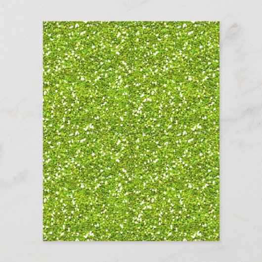 GROENE GLITTER-achtige TEXTURE ACHTERGROND WALLPAP Flyer (Voorkant)