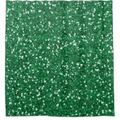 Groene glitter douchegordijn (Voorkant)