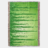 Groene Glitter Druppel Achtergrond Met Fonkeling Deken (Voorkant Verticaal)