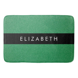 Groene Glitter, Glitter Achtergrond, Jouw naam Badmat
