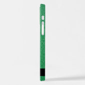 Groene Glitter, Glitter Achtergrond, Jouw naam iPhone Hoesje (Linkerkant)