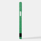 Groene Glitter, Glitter Achtergrond, Jouw naam iPhone Hoesje (Rechterkant)