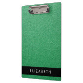 Groene Glitter, Glitter Achtergrond, Jouw naam Klembord (Links)